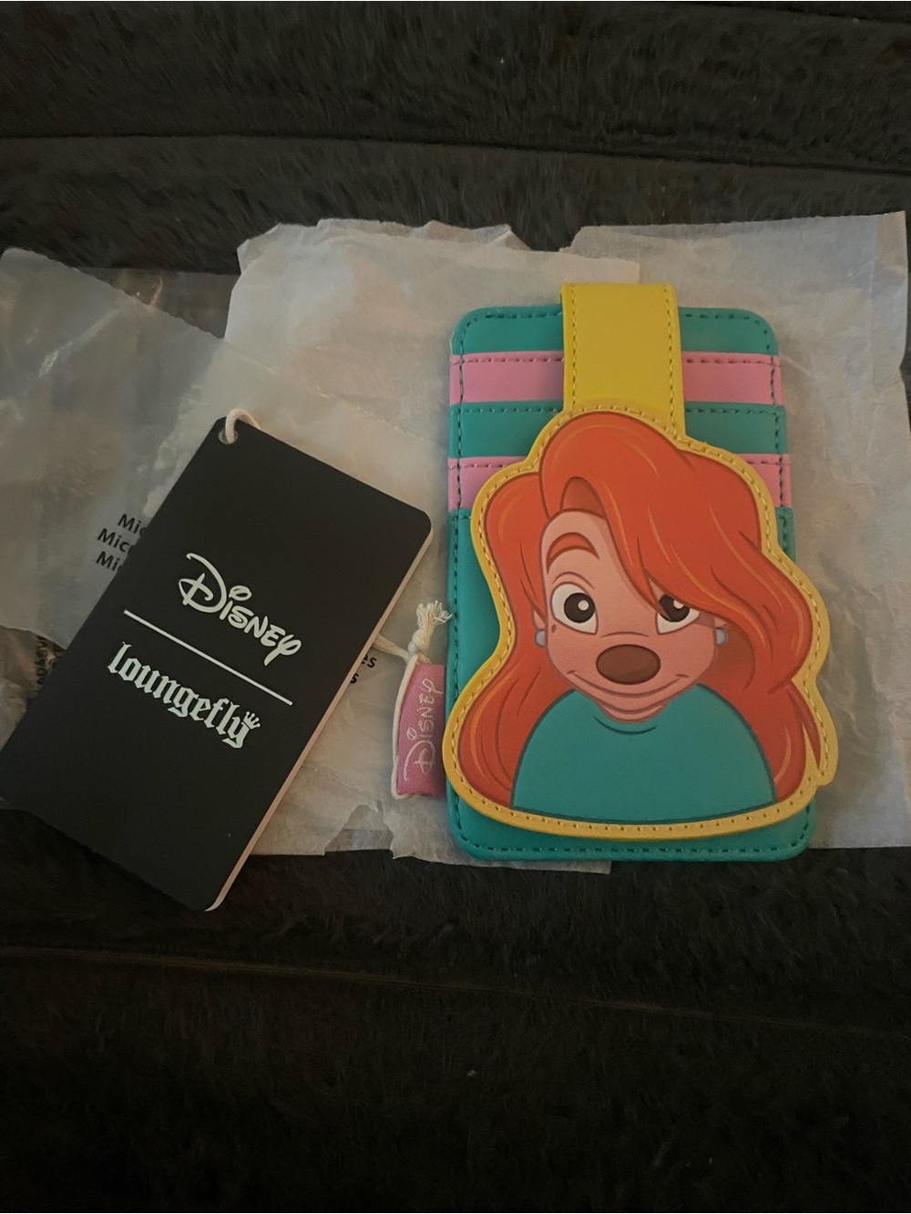 A Goofy Movie 30th Anniversary Roxanne Card Holder Loungefly NWT